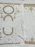 Dazzling White Thread-Work Silk Wedding Wear Lehenga Choli - Zeel Clothing