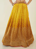 Dazzling Yellow Sequins Art Silk Haldi Wear Lehenga Choli With Dupatta - Zeel Clothing
