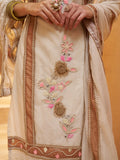 Delicate Off-White Joot Work Cotton Designer Pant Suit With Dupatta - Zeel Clothing