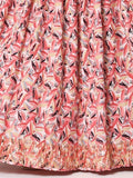 Delightful Pink Digital Printed Art Silk Designer Lehenga Choli - Zeel Clothing