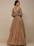 Enchanting Beige Sequins Georgette Engagement Wear Lehenga Choli - Zeel Clothing