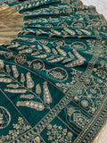 Enchanting Green Thread Work Silk Engagement Wear Lehenga Choli - Zeel Clothing