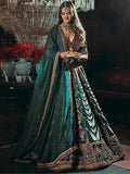 Enchanting Green Thread Work Silk Engagement Wear Lehenga Choli - Zeel Clothing