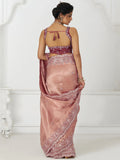 Enchanting Pink Dola Silk Sequins Wedding Saree With Blouse - Zeel Clothing