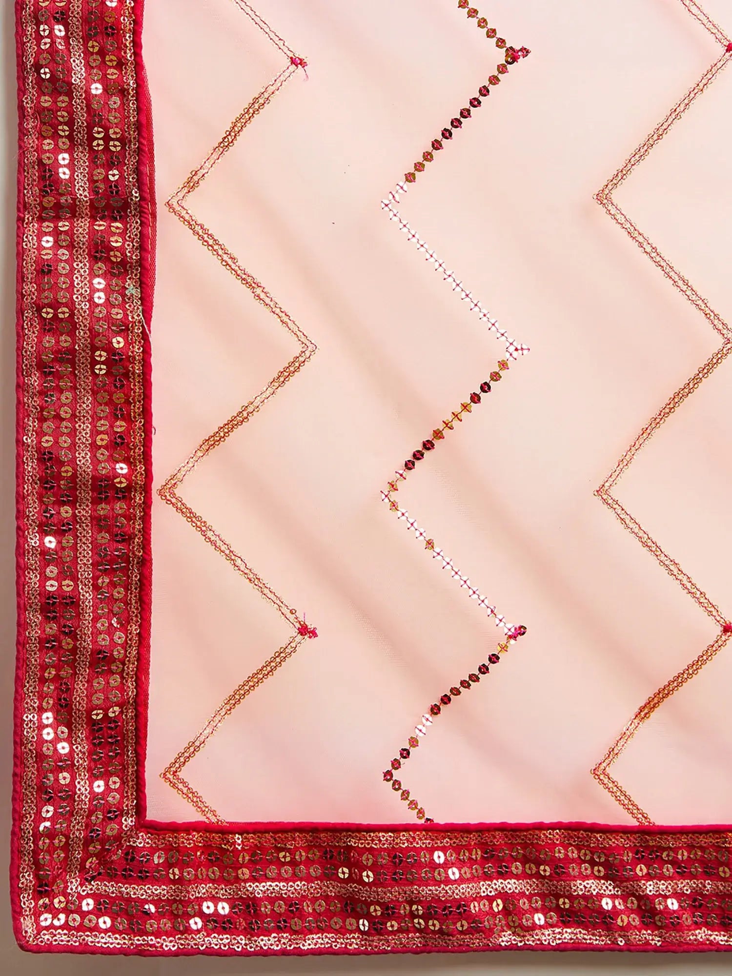 Enchanting Pink Sequins Art Silk Festival Wear Lehenga Choli - Zeel Clothing