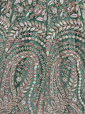 Enchanting Pista Green Sequins Net Reception Wear Lehenga Choli With Dupatta - Zeel Clothing