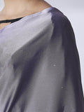 Enticing Purple Chiffon Party Wear Plain Saree With Blouse - Zeel Clothing