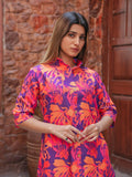 Enticing Purple Digital Printed Cotton Top Palazzo Co-Ord Set - Zeel Clothing