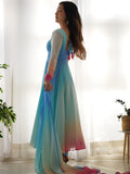 Excellent Multi-Color Georgette Event Wear Readymade Anarkali Suit