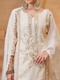 Excellent Off-White Joot Work Cotton Festive Wear Pant Suit With Dupatta - Zeel Clothing