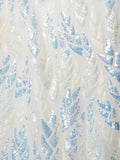 Exquisite White Sequins Net Sangeet Wear Lehenga Choli With Dupatta - Zeel Clothing