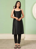 Extraordinary Black Embroidered Georgette Jacket Salwar Suit - Zeel Clothing