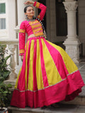 Eye-Catching Yellow Embroidered Silk Traditional Lehenga Choli - Zeel Clothing