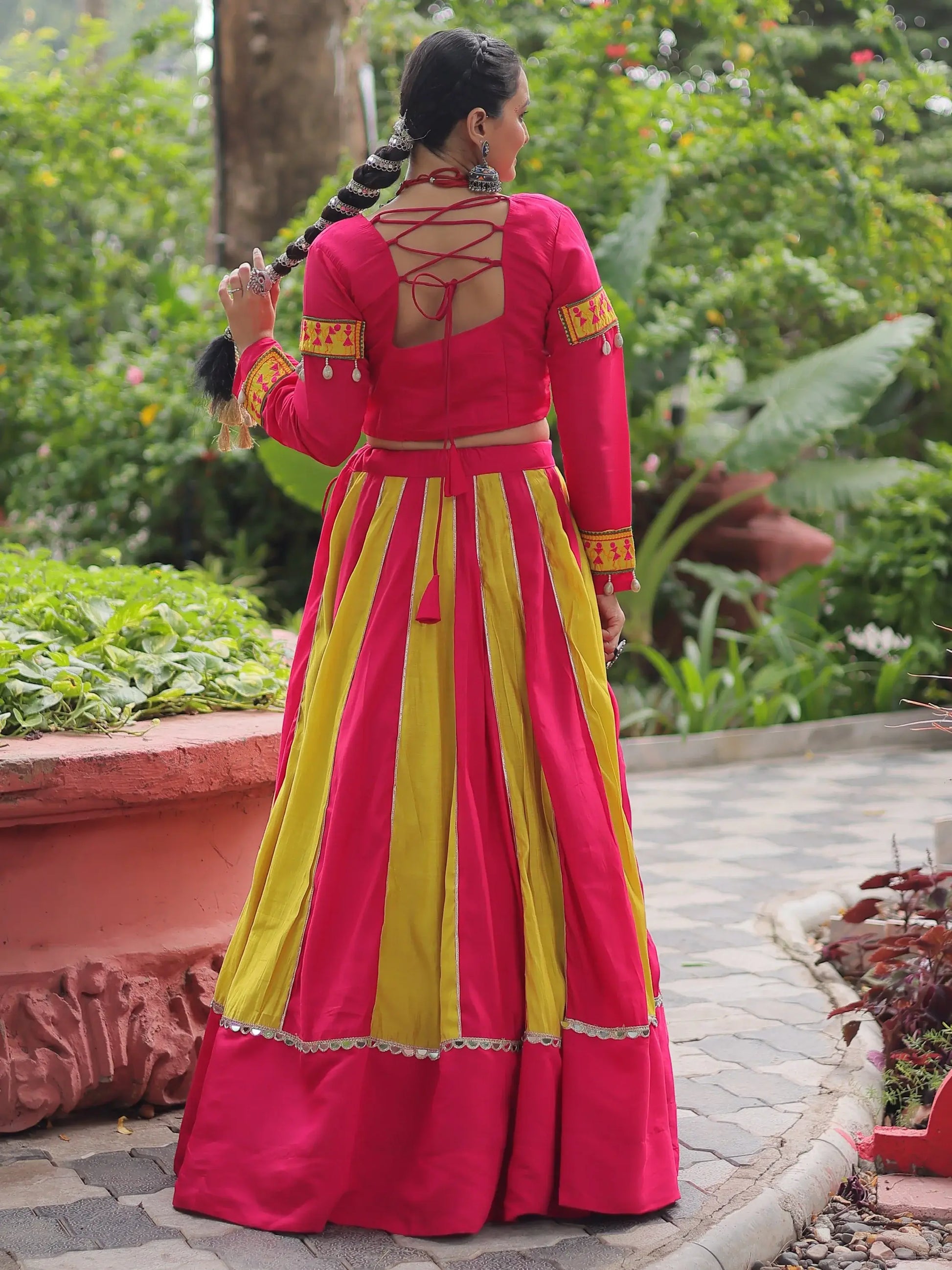Eye-Catching Yellow Embroidered Silk Traditional Lehenga Choli - Zeel Clothing