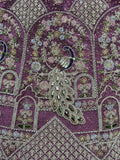 Fabulous Lavender Dori Work Net Bridesmaid Lehenga Choli With Dupatta - Zeel Clothing