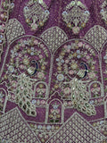 Fabulous Lavender Dori Work Net Bridesmaid Lehenga Choli With Dupatta - Zeel Clothing