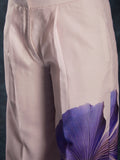 Fabulous Light Pink Digital Printed Linen Office Wear Co-Ord Set - Zeel Clothing
