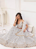Fabulous White Sequins Net Traditional Lehenga Choli With Dupatta - Zeel Clothing