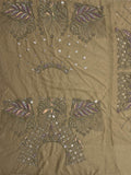 Fantabulous Golden Zircon Work Net Bridal Wear Lehenga Choli With Dupatta - Zeel Clothing
