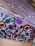 Fantastic Lavender Organza Reception Wear Lehenga Choli - Zeel Clothing