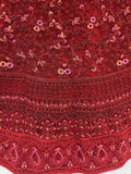Fantastic Red Floral Embroidered Net Bridal Lehenga Choli With Dupatta - Zeel Clothing