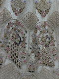 Fantastic White Thread Work Net Bridesmaid Lehenga Choli With Dupatta - Zeel Clothing