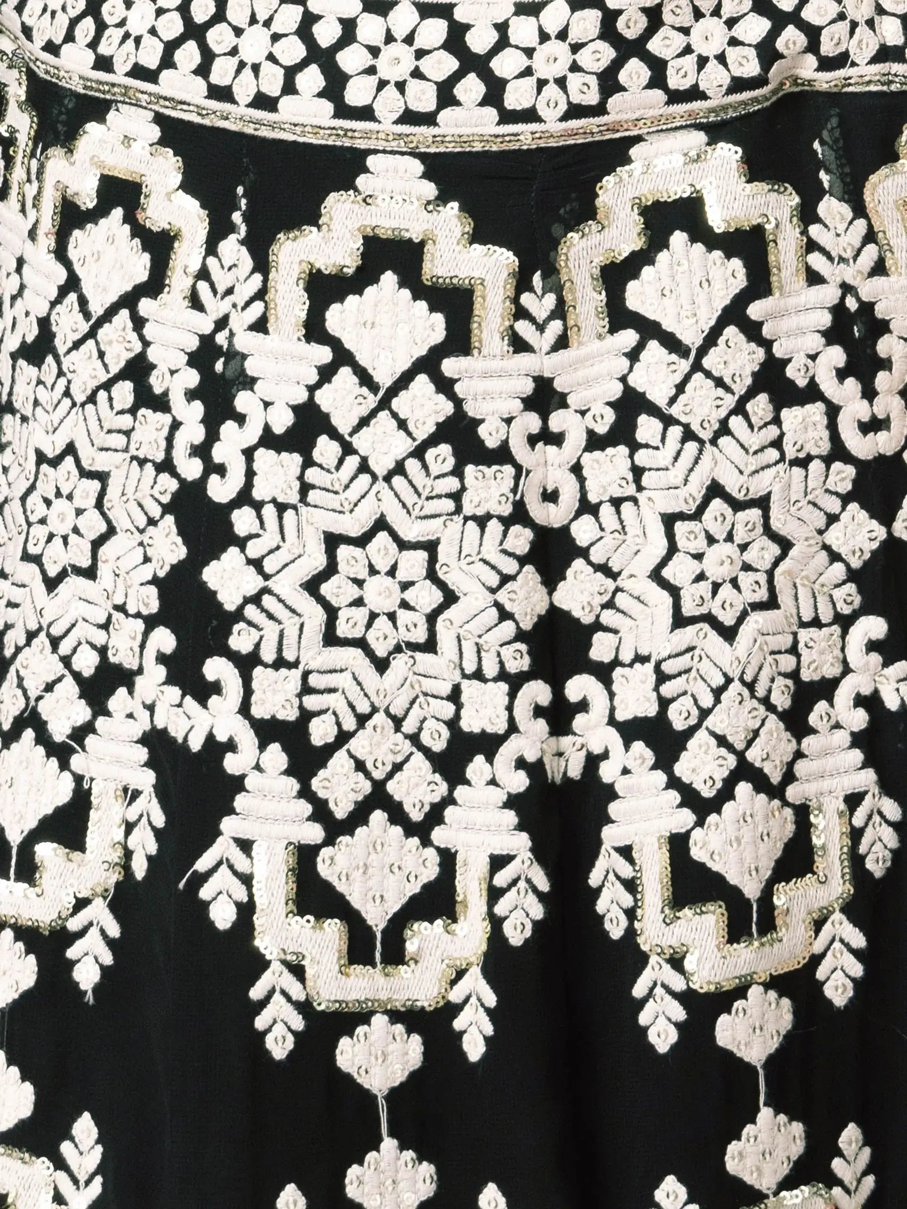Glamorous Black Thread Work Georgette Traditional Wear Lehenga Choli - Zeel Clothing