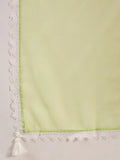 Glamorous Green Embroidered Cotton Readymade Anarkali Suit Pant - Zeel Clothing