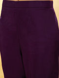 Glamorous Purple Organza Festival Wear Salwar Suit With Dupatta - Zeel Clothing