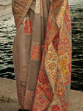 Gorgeous Dusty Brown Zari Weaving Silk Saree With Blouse - Zeel Clothing