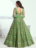 Gorgeous Green Sequins Net Mehendi Wear Lehenga Choli With Dupatta - Zeel Clothing