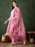Gorgeous Pink Embroidered Organza Festival Wear Pant Suit - Zeel Clothing