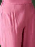 Gorgeous Pink Embroidered Organza Festival Wear Pant Suit - Zeel Clothing