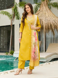 Gorgeous Yellow Embroidered Viscose Pant Suit With Dupatta - Zeel Clothing