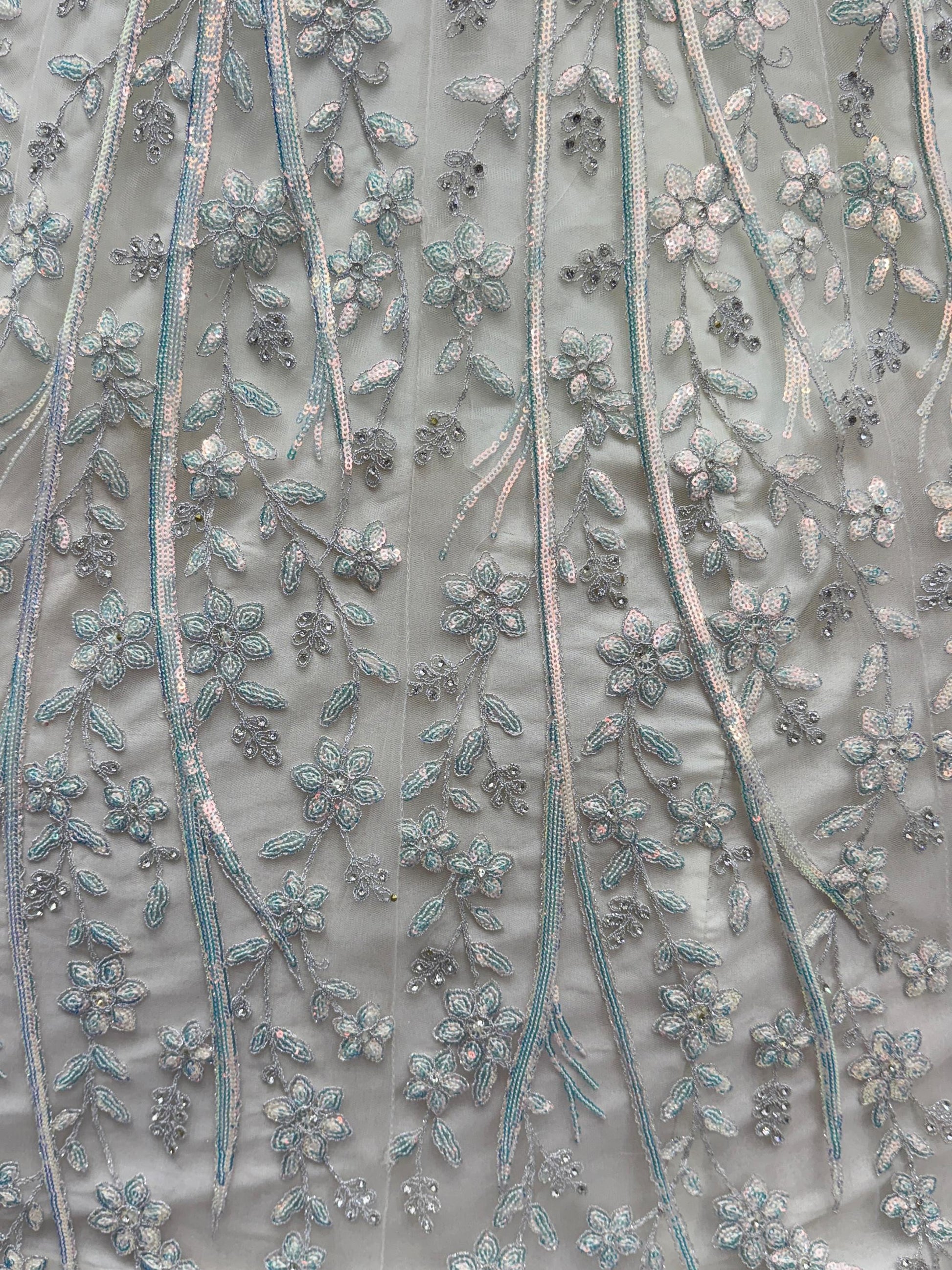 Grand White Dori Embroidery Net Designer Lehenga Choli With Dupatta