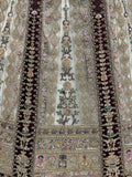 Great Off-White Stone Work Net Wedding Wear Lehenga Choli With Dupatta