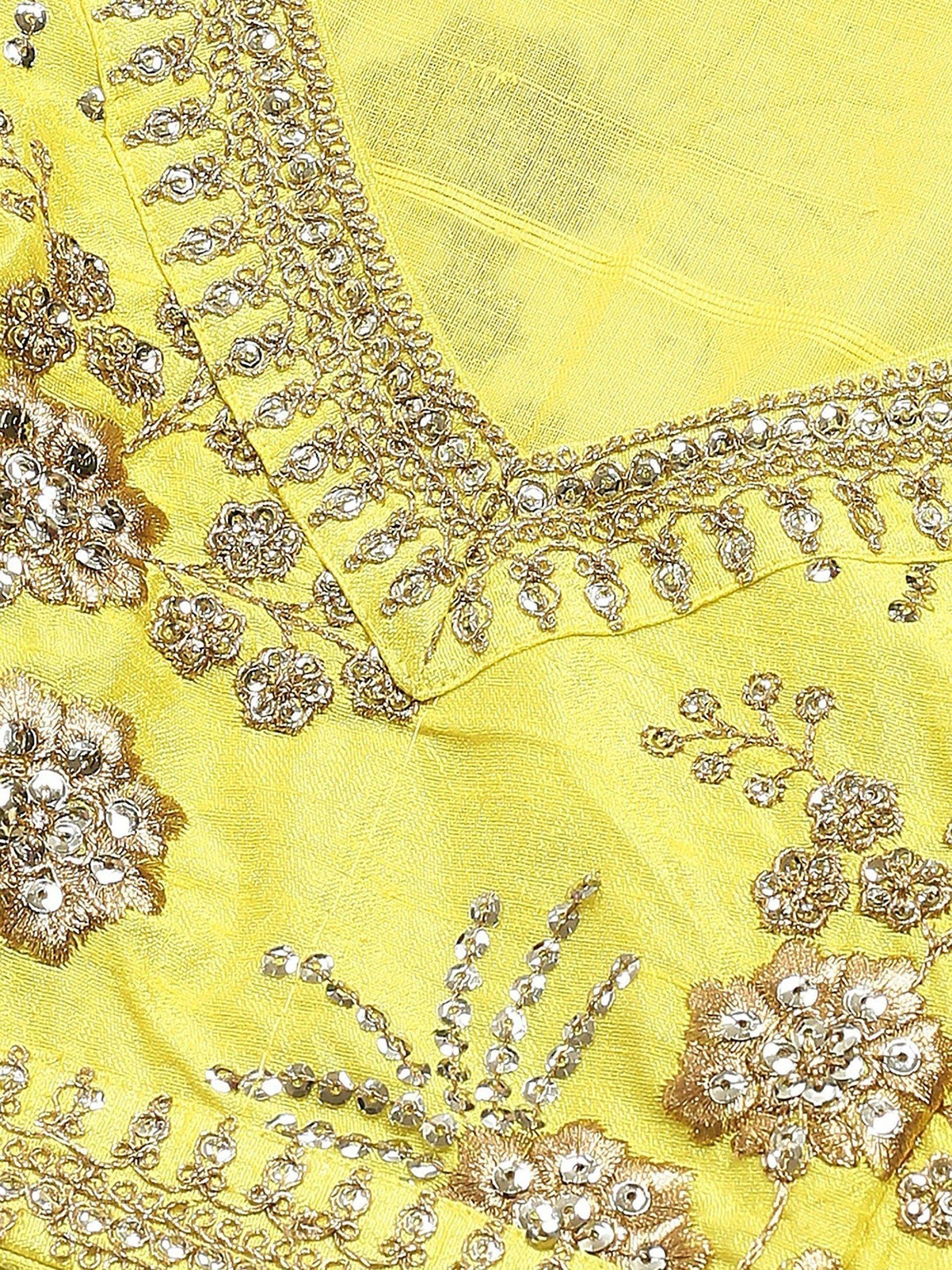 Hypnotic Neon Colored Wedding Wear Embroidered Satin Lehenga Choli - Zeel Clothing