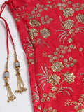 Hypnotic Red Colored Wedding Wear Embroidered Satin Lehenga Choli - Zeel Clothing