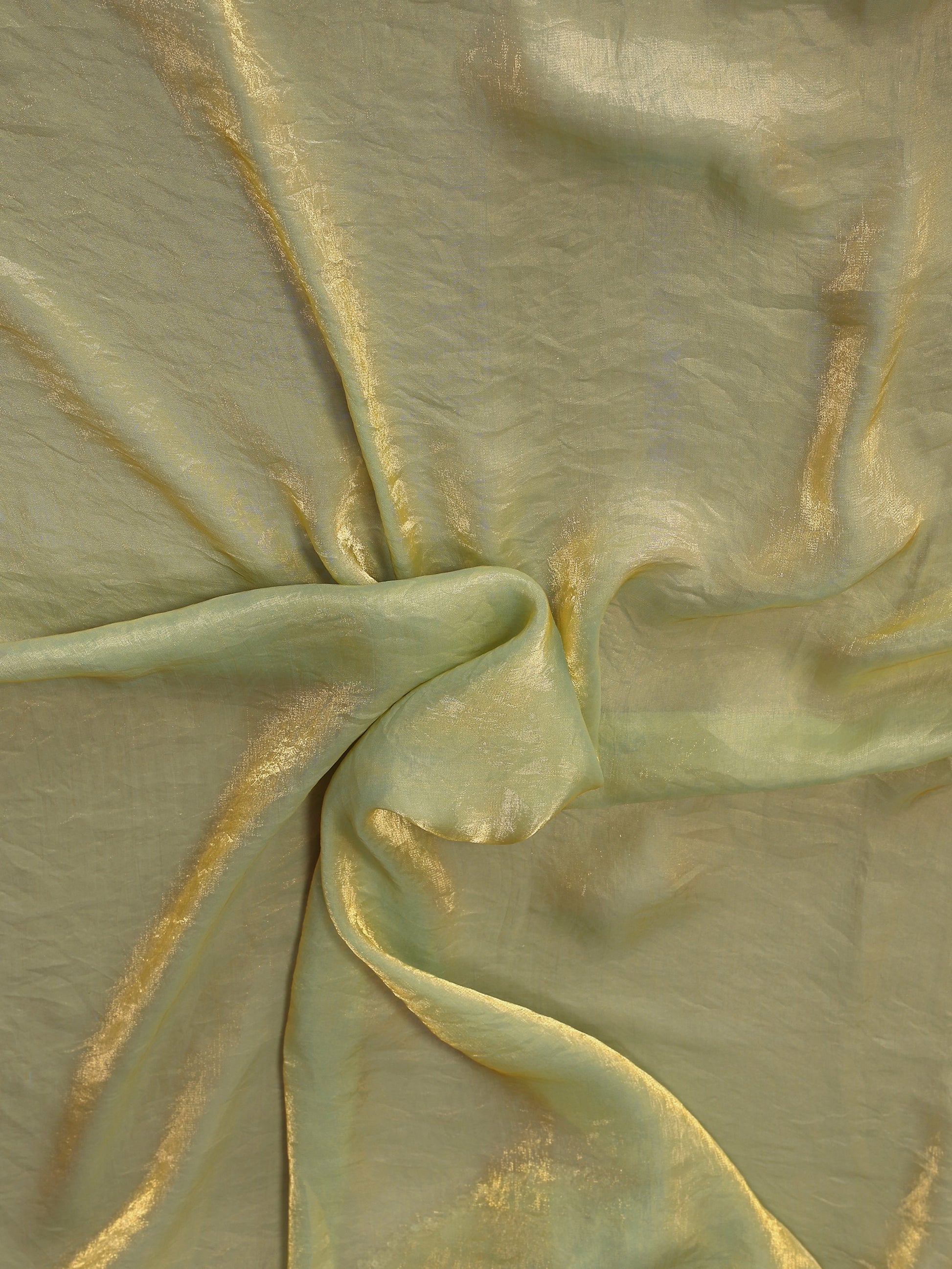 Aesthetic Pista Green Border Work Satin Mehendi Wear Saree With Blouse