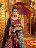 Impressive Black Thread Embroidered Rayon Navratri Special Lehenga With Blouse - Zeel Clothing