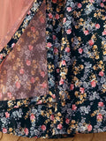 Incredible Black Floral Printed Silk Lehenga Choli With Dupatta - Zeel Clothing