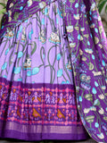 Incredible Lavender Patola Printed Silk Traditional Lehenga Choli - Zeel Clothing
