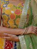 Incredible Multi-Color Sequins Georgette Wedding Lehenga Choli - Zeel Clothing