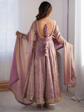 Incredible Pink Sequins Silk Festival Wear Gown With Dupatta - Zeel Clothing
