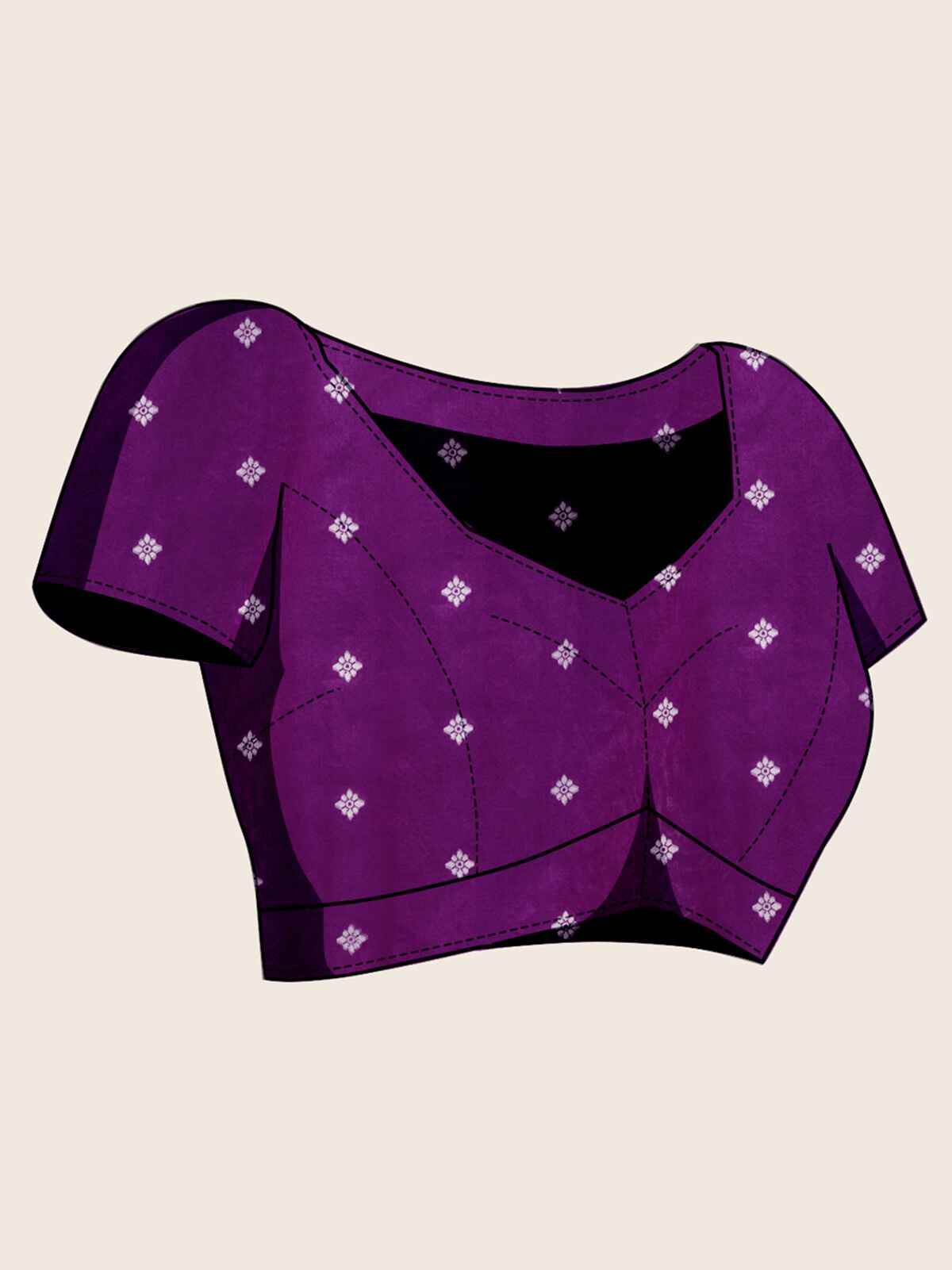 Incredible Purple Zari Weaving Silk Festival Wear Saree With Blouse - Zeel Clothing