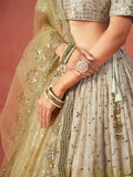 Incredible Yellow Zari Embroidery Designer Lehenga Choli - Zeel Clothing