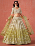 Incredible Yellow Zari Embroidery Designer Lehenga Choli - Zeel Clothing