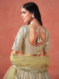 Incredible Yellow Zari Embroidery Designer Lehenga Choli - Zeel Clothing