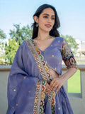 Lovable Lavender Sequins Work Silk Party Wear Lehenga With Blouse - Zeel Clothing