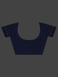Lovable Navy Blue Sequins Georgette Party Wear Saree With Blouse - Zeel Clothing